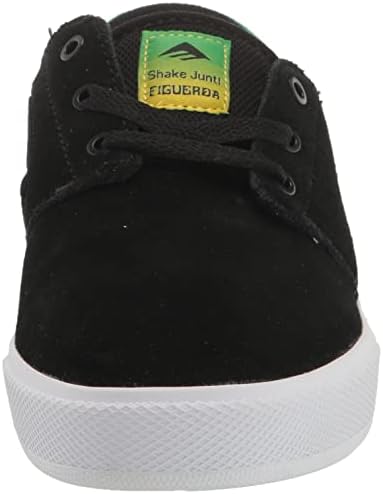 Emerica Men's Figgy G6 x Shake Junt Skate Shoe, Black, 14 | Image 1