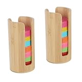 2 PCS Mason Jar Lid Organizer Vertical Mason Jar Lid Storage Bamboo Tumbler Lid Holder Cup Lid Organizer Suitable for Mason Lids/Canning Lids/Bamboo Lids Mason Jar Accessories (2 Regular)