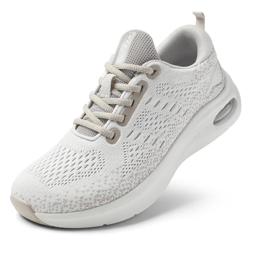 LOCFIR Wide Toe Box Walking Shoes Women with Cushioned Arch Support Orthopedic Running Sneakers for...