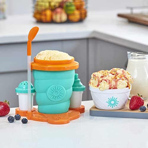 ChillFactor Ice Cream Maker with rapid freeze technology Make homemade ice cream in minutes Freeze Squeeze Enjoy Children's Kitchen toy for boys and girls - Image 9