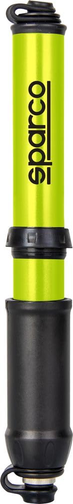 Sparco Mini Yellow Aluminum Bicycle Pump Suitable For Most Electric Bikes And Scooters