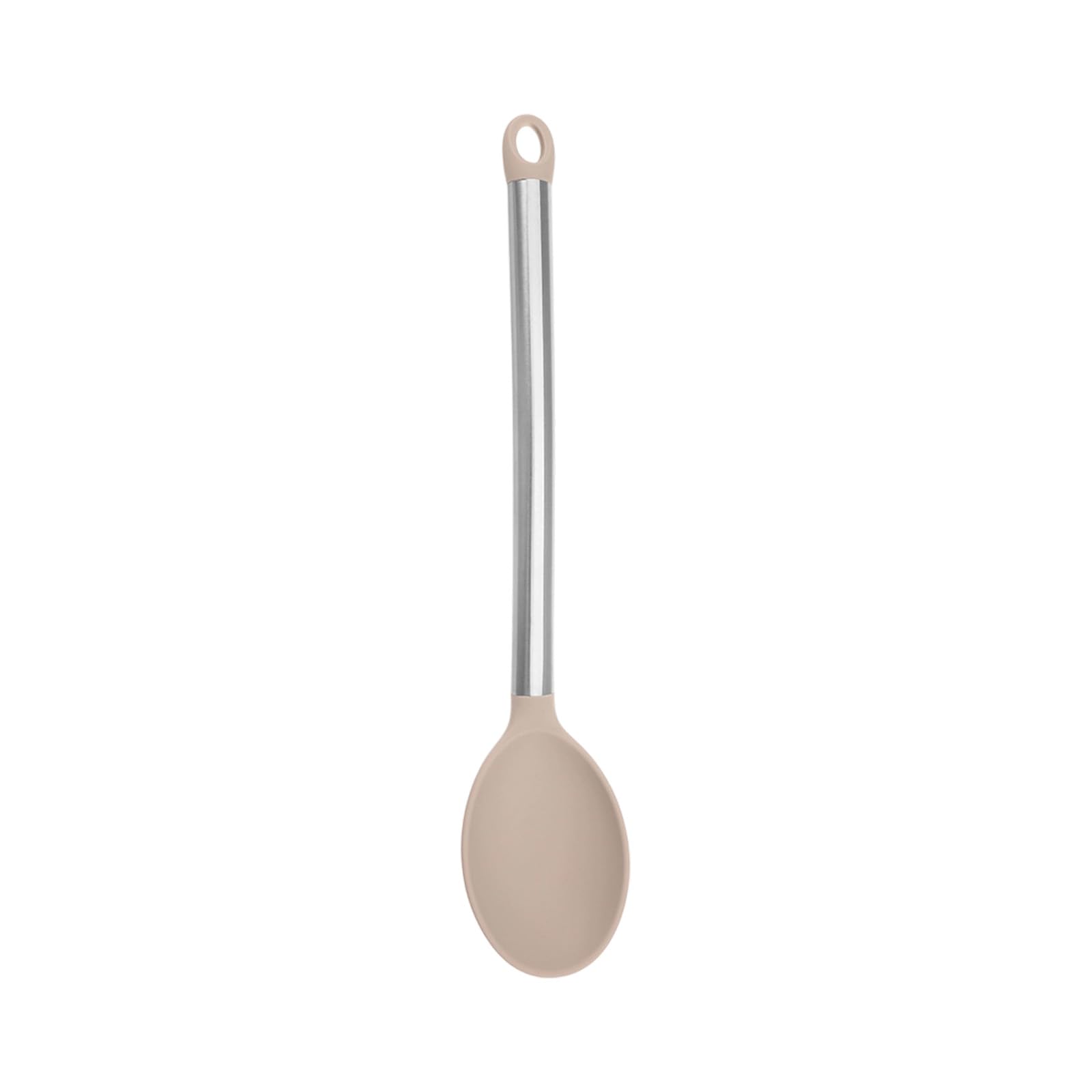 Osniyaw Beige Multipurpose Kitchen Utensils Silicone Spoon For Stirring, Serving And Handling Various Foods Without Dirt Or Drops Serving Spoon