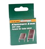 tackerklammern edelstahl 53 8 mm Mannesmann Ersatzklammern 8 mm, für Tacker 48410, M48411