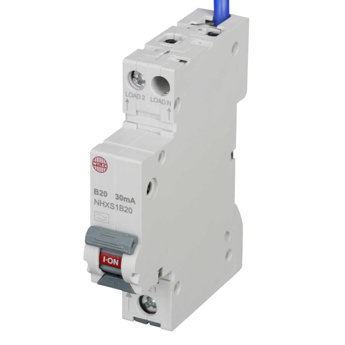 Wylex 20A 30MA RCBO SINGLE MODULE B CURVE GB6:NHXS1B20