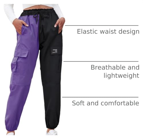 Image of SANGTREE Girls & Womens Drawstring Cargo Jogger Pants,3 Years - Women 3XL