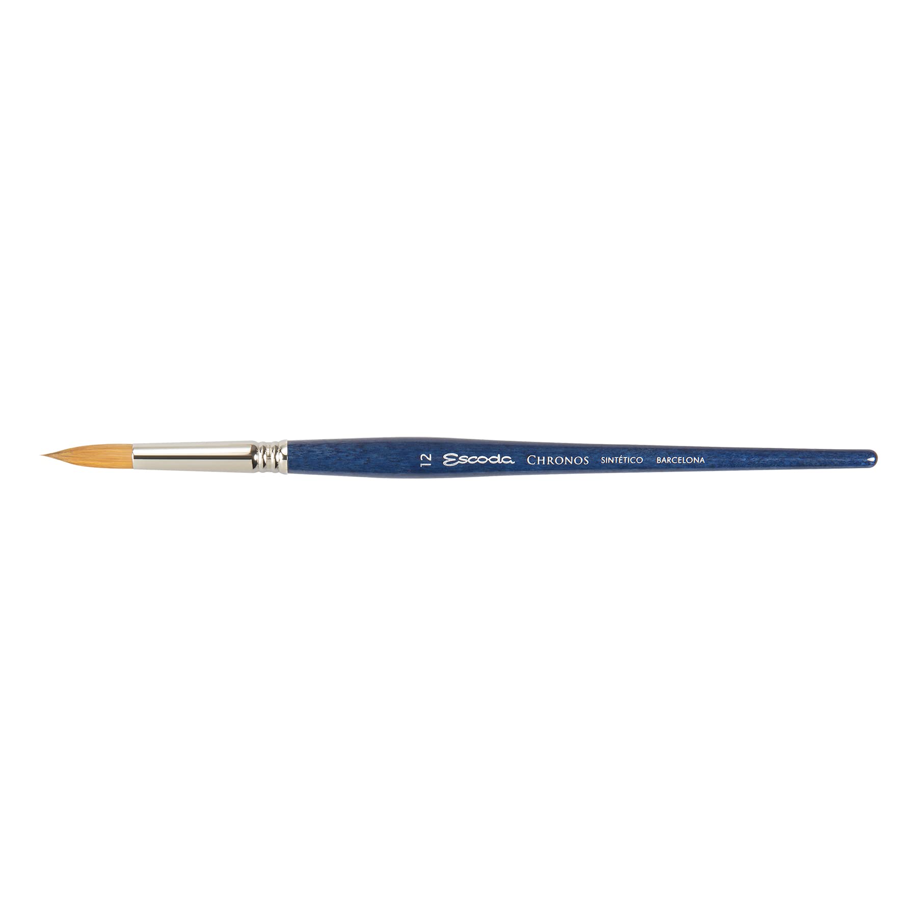 Escoda : Chronos : Synthetic/Sable Mix : Acrylic and Watercolour Brush : Short Handled : Round : Size 12