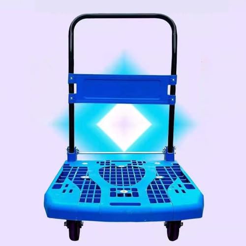 Carretilla plegable de plataforma con ruedas silenciosas pequeña miniatura 5