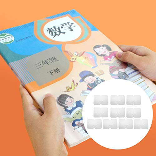 cabilock 10PCS Capa Do Livro Estudante Tampa Do Livro de Auto- Adesivo Transparente Capa Do Livro de