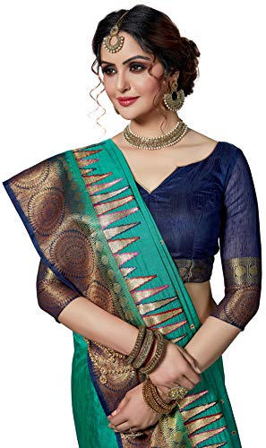 Image of MSRETAIL Silk Saree with Blouse Piece
