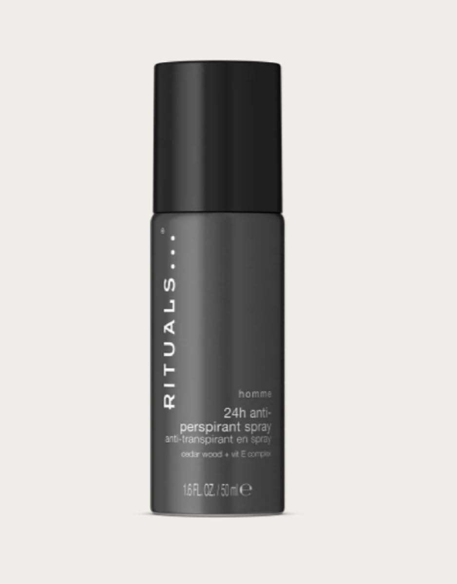 Rituals Homme 24-h Anti-perspirant men spray cedar wood vitamin complex travel size 50ml