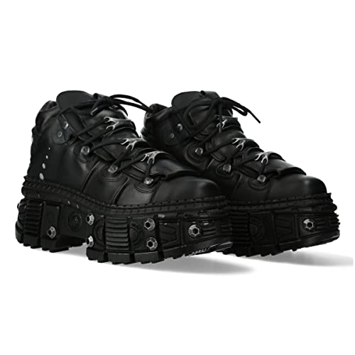 New Rock M-WALL106-S25 Unisexe Bottes noir EU37 Cuir