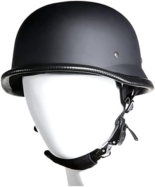 German Flat Black Novelty Skull Cap S,M,L,XL,XXL(M, Flat Black)