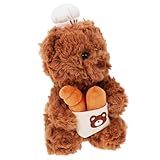 Simpatico orsetto chef: questa adorabile bambola di peluche a forma di orsetto chef aggiunge un tocco affascinante alla tua cucina, giocattoli di peluche a forma di orsetto, bambola di orsetto