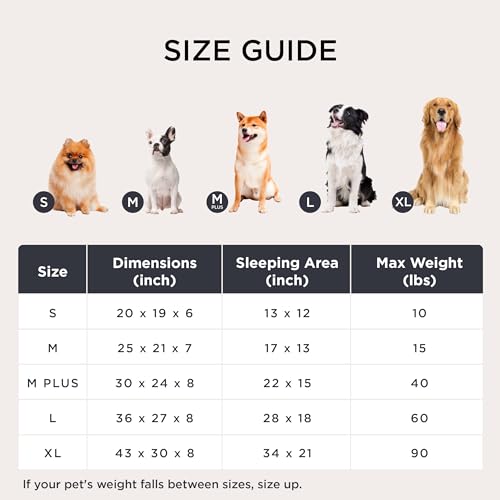 Image of Bedsure ComfyFleece Cute Dog Bed for Small Dogs & Cats Washable,20in Blue