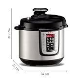 Tefal Fast and Delicious CY505EF0 Multicooker, Pressure Cooking, Fast, Multifunctional, 25 Programs, 6L, 6 People, Black Stainless Steel - 8