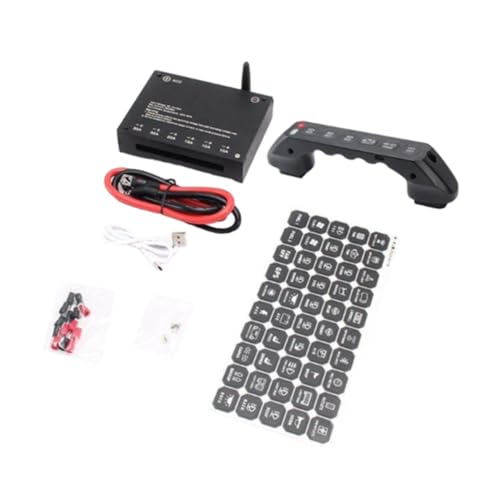 Panneau Interrupteur de Poignée Multiples en Aluminium Sablé pour Remplacement Accessoire Auto