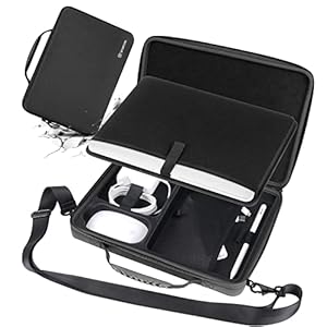 Smatree 13inch Dell Hard Laptop Shoulder Bag for 13inch Dell XPS 13 Plus 9320, Dell XPS 13 9300 9315 Sleeve Case, Dell XPS 13inch Travel Bag, 13inch Laptop and Tablet Carring Case,Black