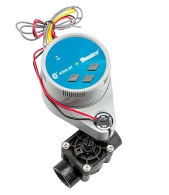 Hunter NODE-BT-100-VALVE-B - Programador a batería Bluetooth de una estación con válvula incluida | Ya disponible en tu tienda friki favorita! En mundofriki.es!