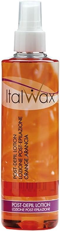 Italwax After Wax Care Lotion - 250ml / 8.45fl.oz - Natural vegetable oil - Orange - Moisturizing and removing waxing residues​