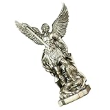 Savoir-faire : réalisées en résine, les statues de la déesse grecque et de l'archange sont finement détaillées pour un rendu sophistiqué et réaliste. figurines religieuses décoratives, statue d'archange pour autel domestique