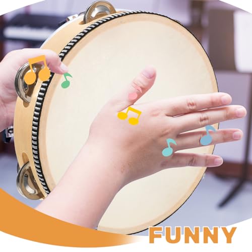 DRESSOOS 2 Unidades pandeiro de pele de carneiro brinquedo instrumentos musicais pandeiro de linha d