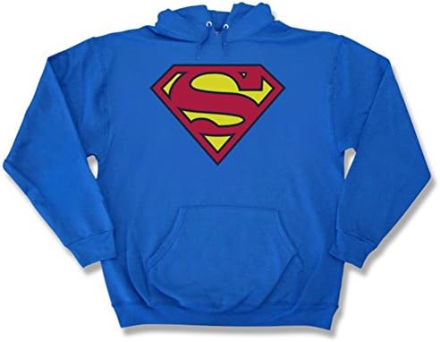 Hoodie: Superman - Logo Pullover Hoodie Size M