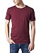 Produktbild Urban Classics TB814 Herren T-Shirt Fitted Stretch Tee, Gr. Large, Rot (burgundy 606)