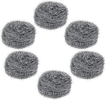 stainless steel scrubber (set of 6),Used to clean utensils Magnetic grade stainless steel Tough on utensils and soft on hand Rust resistant and long lasting, steel material,100% Stainless steel scrubber of top grade, rust free, soft on hands and 100% hygienic product, clean utensils like pans, steel pots, gas stoves, wash sinks, kitchen Tiles, good steel used