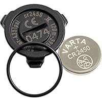 Cressi Unisex-Adult Battery Kit Digi2 (Cr2450+O-Ring+Cap) Batterie, Silber/Schwarz, ONE Size