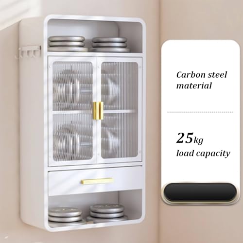 Armoire de rangement avec tiroir pour optimiser les petits espaces de bain - 5