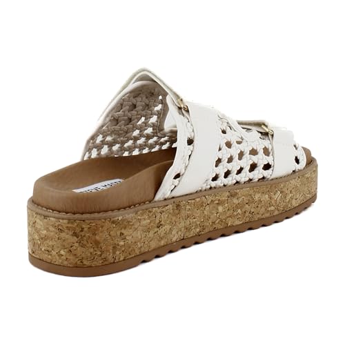 Image of Steve Madden BigSchmona Women's Sandals Bone Multi Size 9 M
