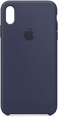 Apple Funda Silicone Case para iPhone Max Azul noche Apple Funda Silicone Case para iPhone Max Azul noche