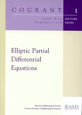 Elliptic Partial Differential Equations: No. 1 Elliptic Partial Differential Equations: No. 1 book cover