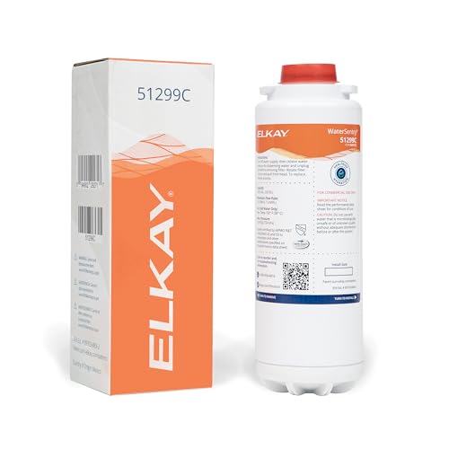 Elkay Genuine WaterSentry 51299C Lead + Microplastics NSF/ANSI Certified Filter (Coolers & Fountains)