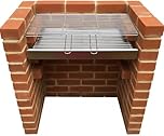 DIY Brick BBQ Kit with Heavy Duty 7mm Stainless Steel Charcoal Grate & Tray with Chrome Grill