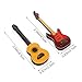 yueton 2PCS Mini Guitar Funny Small Musical Instrument Model for Birthday Gifts