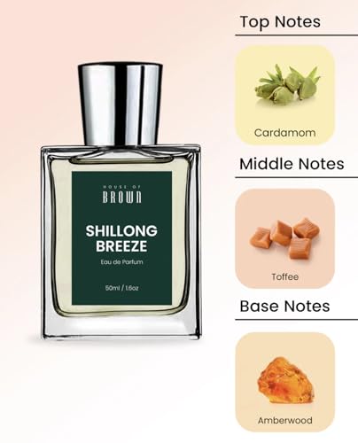 Image of Shillong Breeze Perfume, Eau de Parfum, Unisex, Spicy Sweet Smoky Perfume, 50ml, Ultra-Long Lasting, Strong Projection