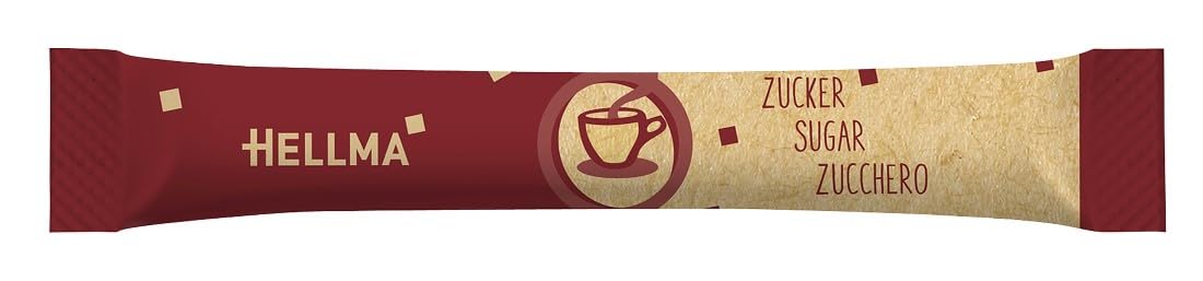 Hellma Zuckersticks - 1000 x 4g feiner Zucker, portioniert