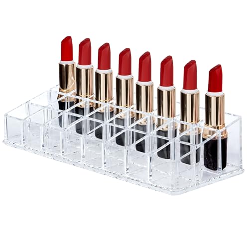 Yesaler Organizador de Lápiz Labial Transparente Estante de...