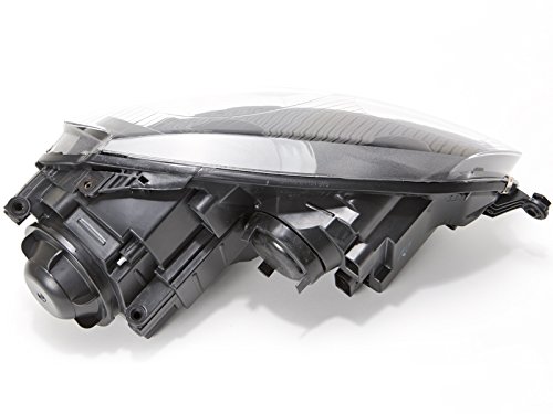 Perde Black Housing Halogen Headlights Compatible With Volkswagen Gti Jetta Rabbit Includes Left Driver And Right Passenger Side Headlamps #TOP4
