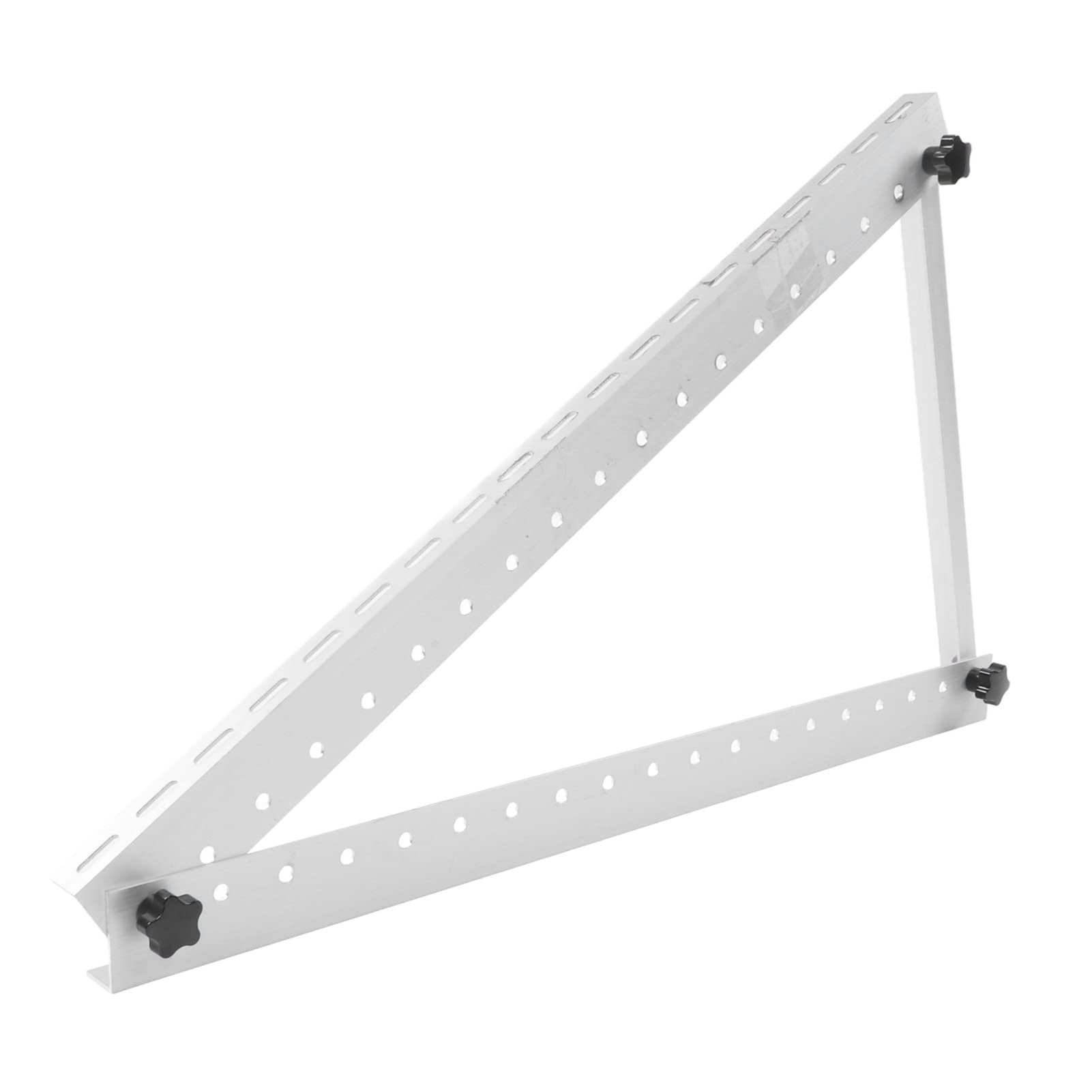 FTVOGUE Soporte de Montaje de Panel Solar, Montaje Inclinable Ajustable, Aleación de Aluminio, Plegable, 28 Pulgadas, para Usuarios de 150W Debajo del Techo, RV, Marinos, Fuera de la Red