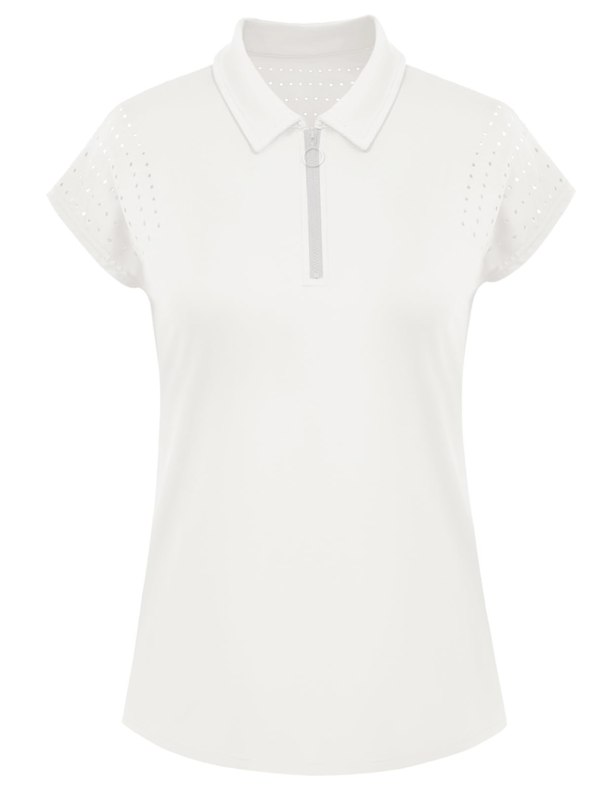 JACK SMITHWomens Golf Shirts Short Sleeve Dry Fit Tennis Polo Shirt UPF50 Lightweight Workout Tops for Women