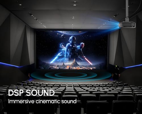 Ultra Bright 4K Daylight Viewing Projector with Smart Features