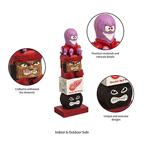 Evergreen Nhl Detroit Red Wings Tiki Totem #TOP5