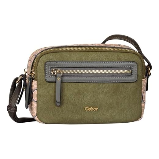 Gabor - Lilo, Bolsos bandolera Mujer, Verde (Khaki), 21x14x6.5 cm (W x H L)