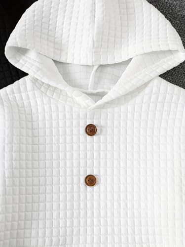 JOLYSHILD Boys Long Sleeve Hooded Sweatshirt 3 Piece Pullover Hoodie Sweatshirts with Pocket Multicolor 4-12Y3