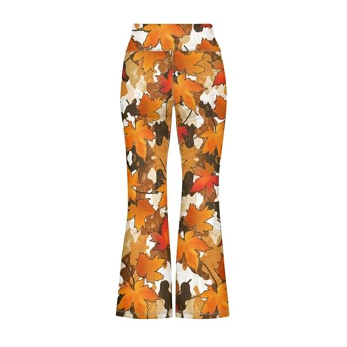 Image of Girls Flare Leggings Cute Bell Bottoms for Teen Girls Wide Leg Sweatpants for 5-14 T