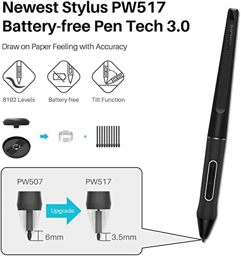 MESA DIGITALIZADORA HUION KAMVAS GS1331-B (COSMO BLACK)