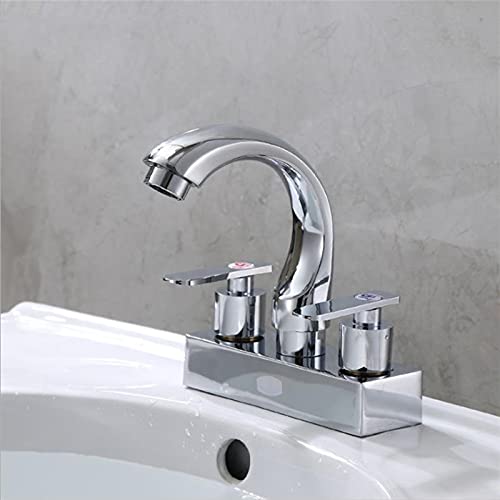 Bateria do umywalki łazienkowej Baterie łazienkowe, uchwyty 2 Baterie łazienkowe Mikser ciepłej i zimnej wody Bateria do zlewu wannowego Kran z umywalką chromowaną Double the comfort