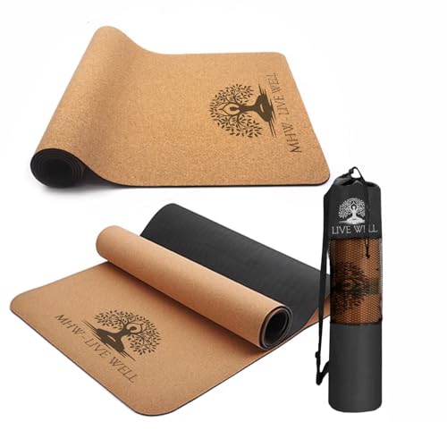 MHW Live Well Non-Slip Yoga Mat (Extra Thick)